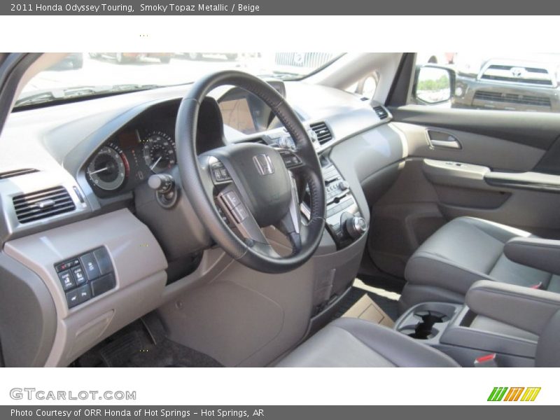  2011 Odyssey Touring Beige Interior