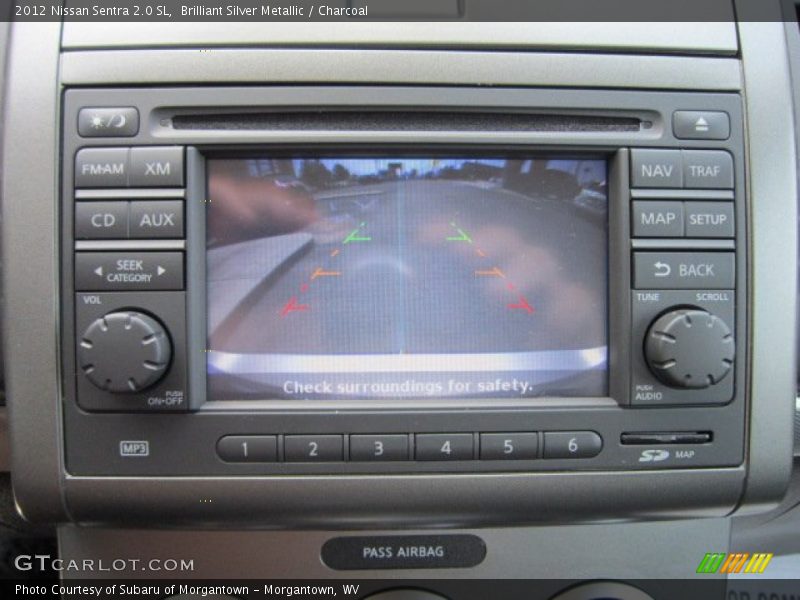 Brilliant Silver Metallic / Charcoal 2012 Nissan Sentra 2.0 SL