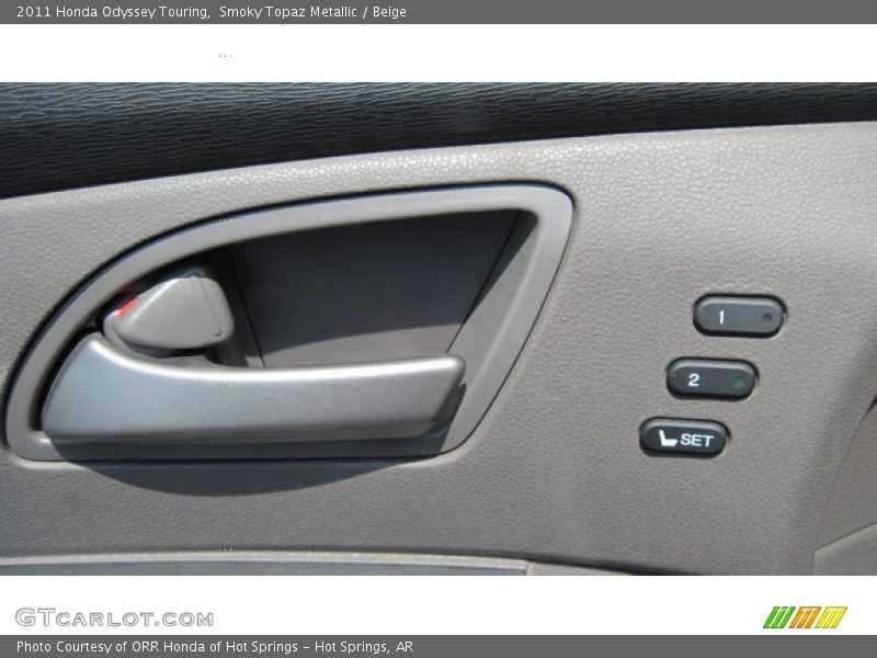Smoky Topaz Metallic / Beige 2011 Honda Odyssey Touring