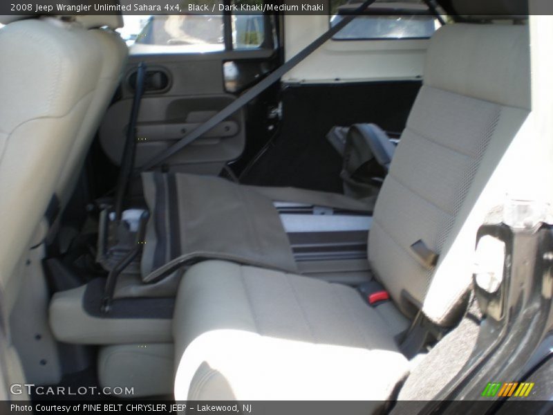 Black / Dark Khaki/Medium Khaki 2008 Jeep Wrangler Unlimited Sahara 4x4