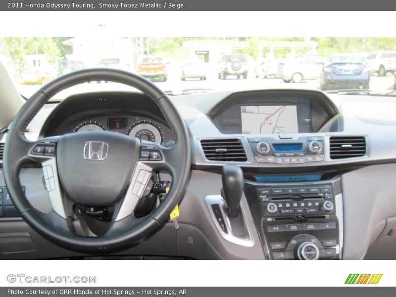 Smoky Topaz Metallic / Beige 2011 Honda Odyssey Touring