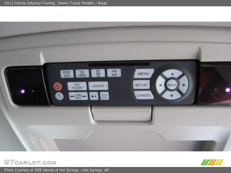 Smoky Topaz Metallic / Beige 2011 Honda Odyssey Touring