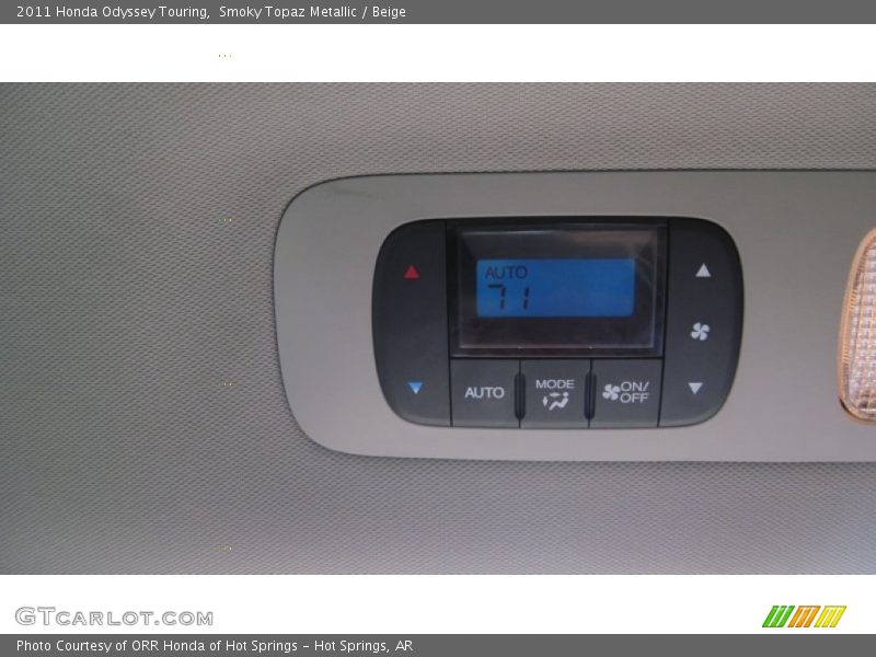 Smoky Topaz Metallic / Beige 2011 Honda Odyssey Touring