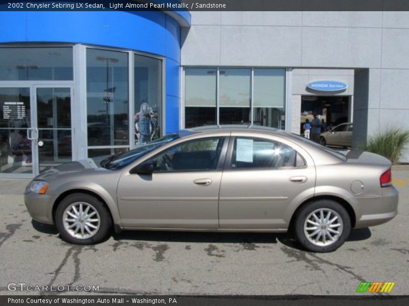 Light Almond Pearl Metallic / Sandstone 2002 Chrysler Sebring LX Sedan