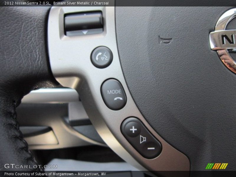 Brilliant Silver Metallic / Charcoal 2012 Nissan Sentra 2.0 SL