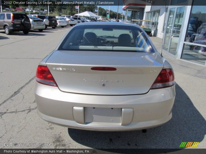 Light Almond Pearl Metallic / Sandstone 2002 Chrysler Sebring LX Sedan