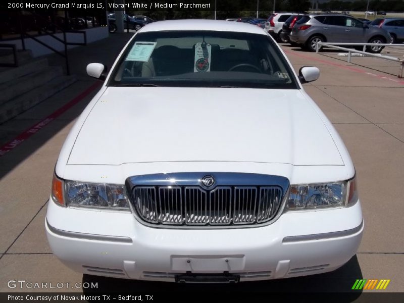 Vibrant White / Medium Parchment 2000 Mercury Grand Marquis LS