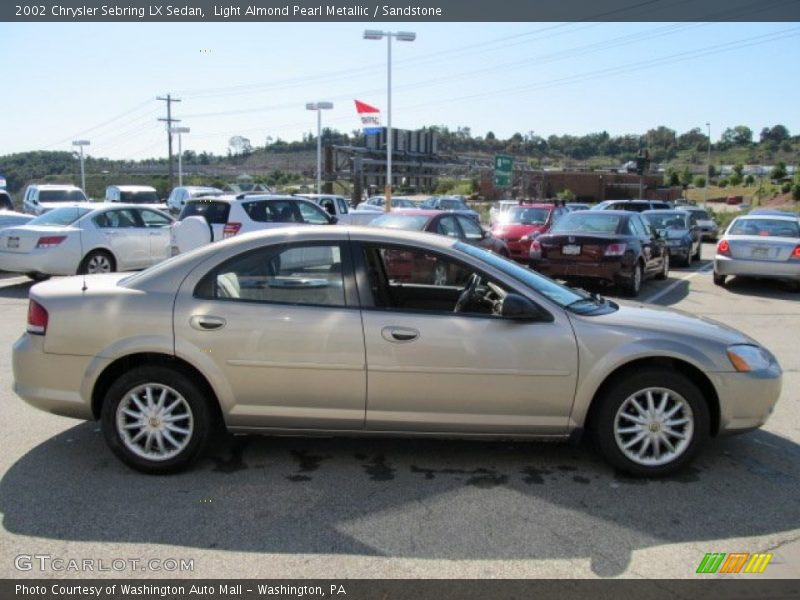 Light Almond Pearl Metallic / Sandstone 2002 Chrysler Sebring LX Sedan