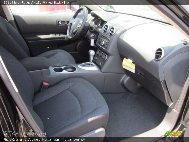 Wicked Black / Black 2011 Nissan Rogue S AWD