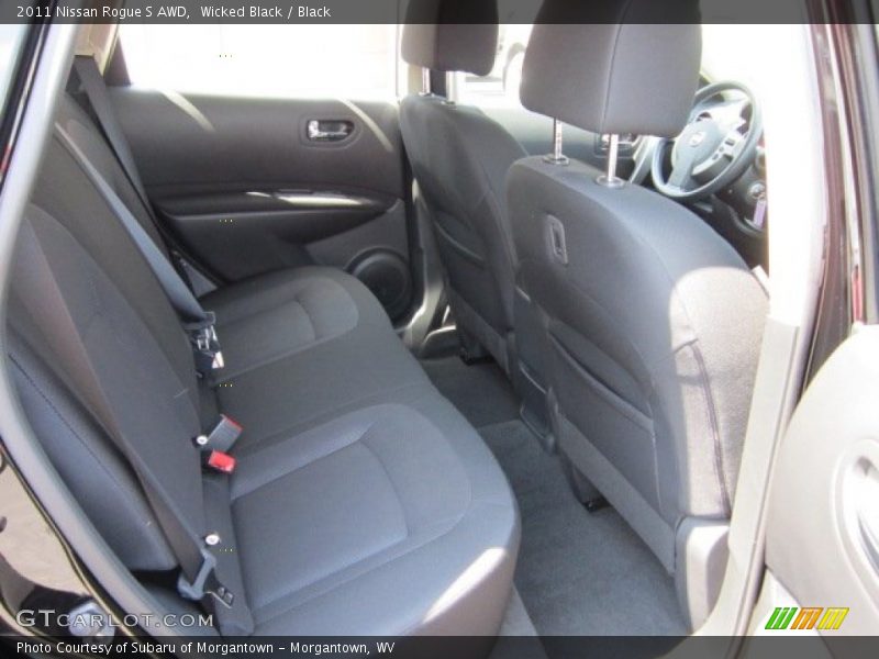 Wicked Black / Black 2011 Nissan Rogue S AWD