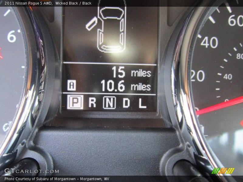 Wicked Black / Black 2011 Nissan Rogue S AWD
