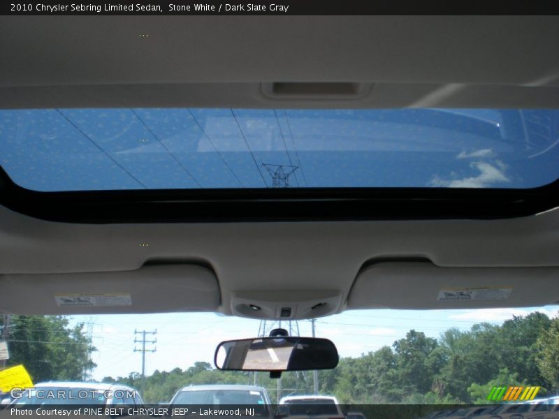 Stone White / Dark Slate Gray 2010 Chrysler Sebring Limited Sedan