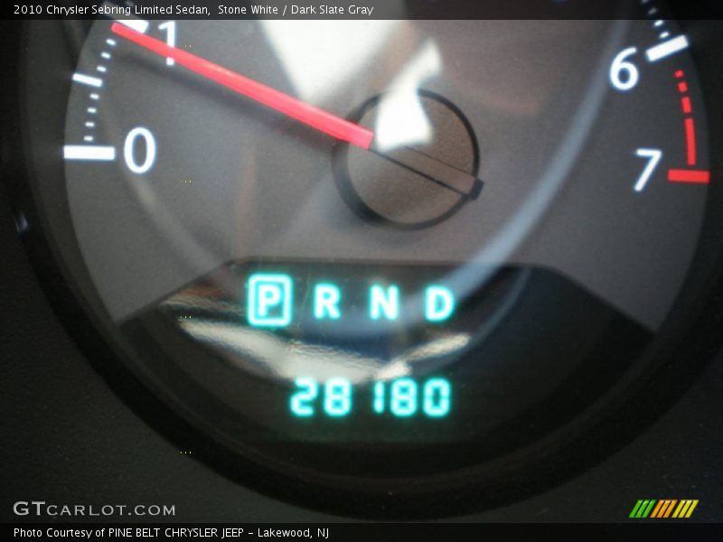 Stone White / Dark Slate Gray 2010 Chrysler Sebring Limited Sedan