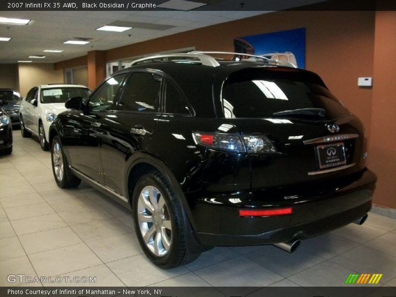 Black Obsidian / Graphite 2007 Infiniti FX 35 AWD