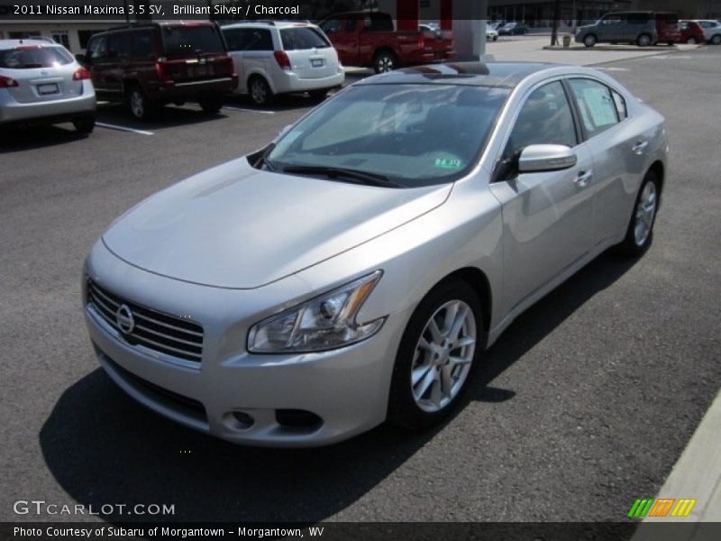 Brilliant Silver / Charcoal 2011 Nissan Maxima 3.5 SV