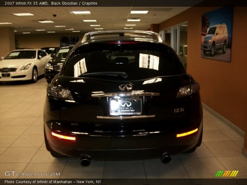 Black Obsidian / Graphite 2007 Infiniti FX 35 AWD