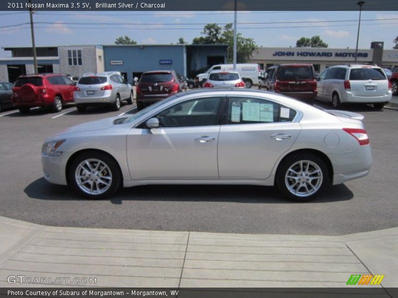 Brilliant Silver / Charcoal 2011 Nissan Maxima 3.5 SV
