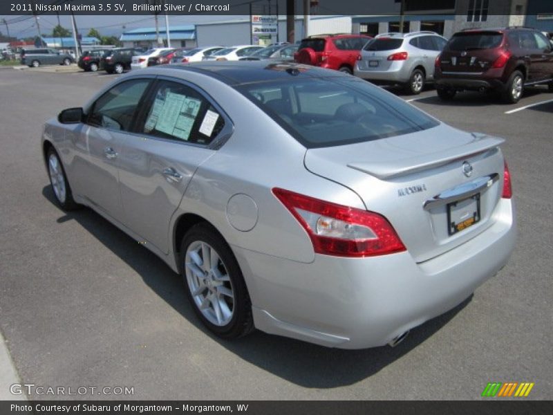 Brilliant Silver / Charcoal 2011 Nissan Maxima 3.5 SV
