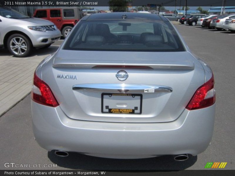 Brilliant Silver / Charcoal 2011 Nissan Maxima 3.5 SV