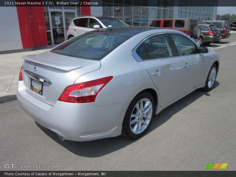Brilliant Silver / Charcoal 2011 Nissan Maxima 3.5 SV