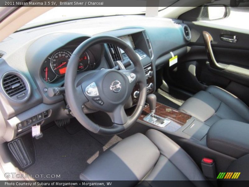 Brilliant Silver / Charcoal 2011 Nissan Maxima 3.5 SV