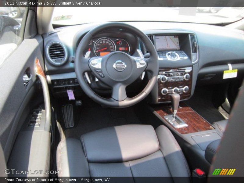 Brilliant Silver / Charcoal 2011 Nissan Maxima 3.5 SV