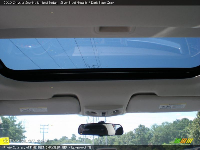 Silver Steel Metallic / Dark Slate Gray 2010 Chrysler Sebring Limited Sedan