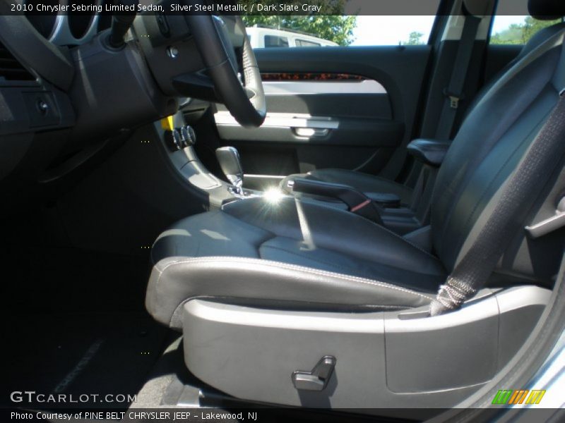 Silver Steel Metallic / Dark Slate Gray 2010 Chrysler Sebring Limited Sedan