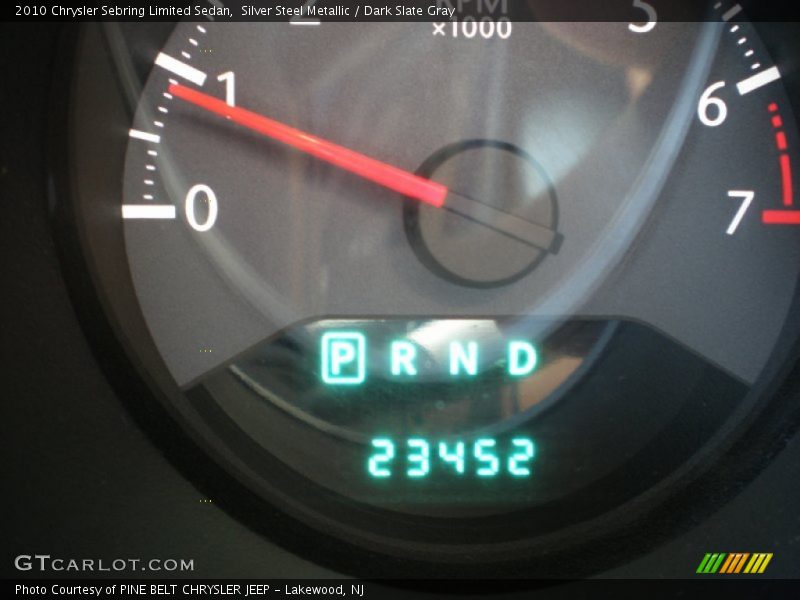 Silver Steel Metallic / Dark Slate Gray 2010 Chrysler Sebring Limited Sedan