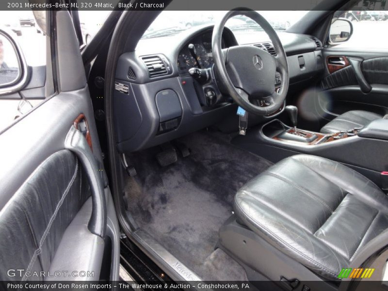  2001 ML 320 4Matic Charcoal Interior