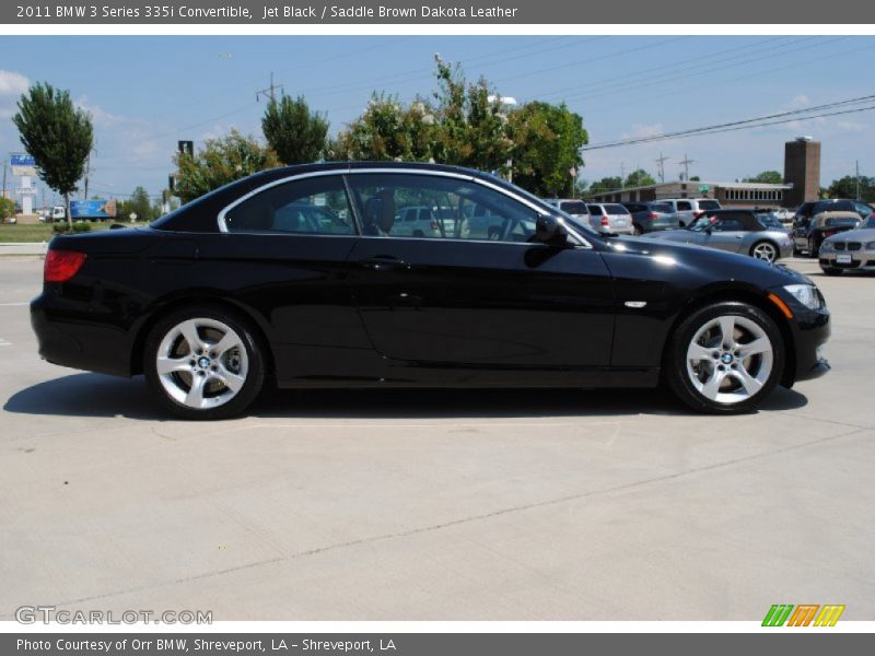 Jet Black / Saddle Brown Dakota Leather 2011 BMW 3 Series 335i Convertible