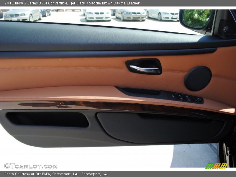 Jet Black / Saddle Brown Dakota Leather 2011 BMW 3 Series 335i Convertible