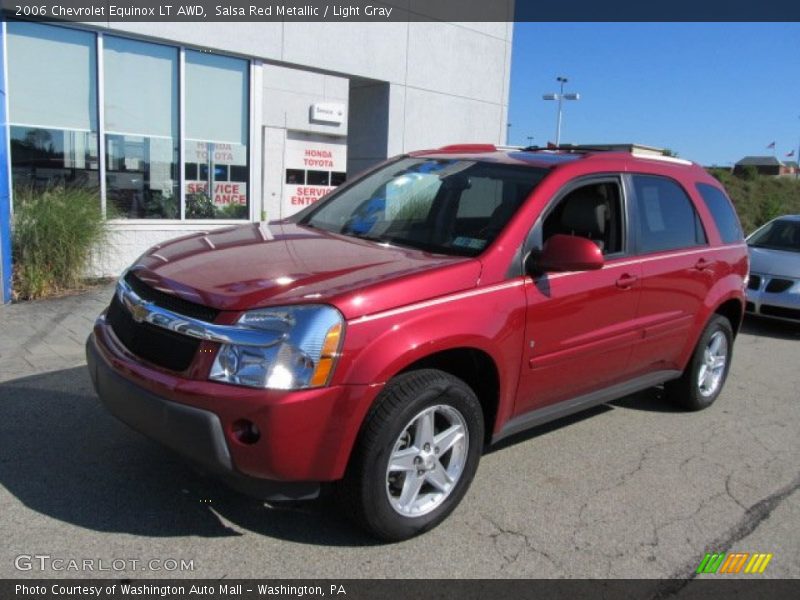 Salsa Red Metallic / Light Gray 2006 Chevrolet Equinox LT AWD