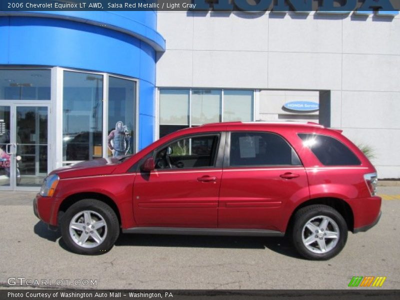 Salsa Red Metallic / Light Gray 2006 Chevrolet Equinox LT AWD