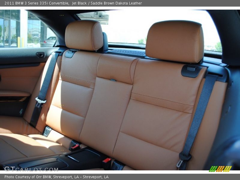 Jet Black / Saddle Brown Dakota Leather 2011 BMW 3 Series 335i Convertible