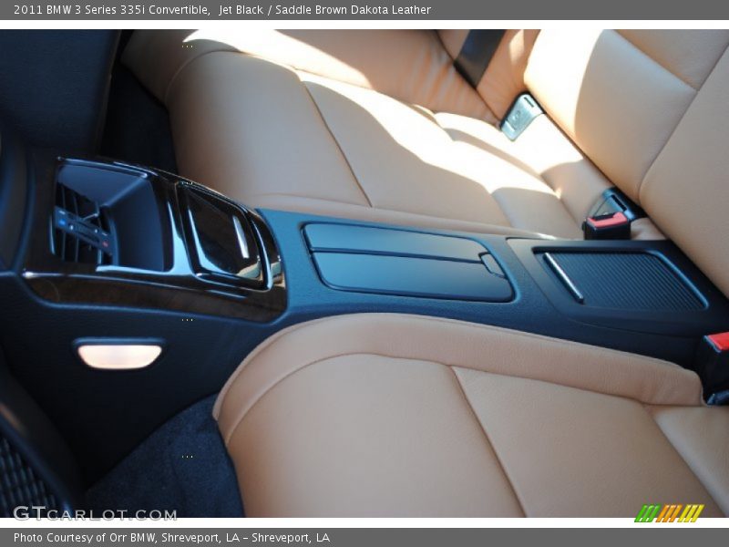 Jet Black / Saddle Brown Dakota Leather 2011 BMW 3 Series 335i Convertible
