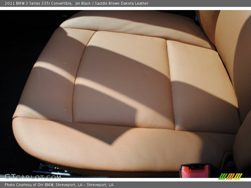 Jet Black / Saddle Brown Dakota Leather 2011 BMW 3 Series 335i Convertible