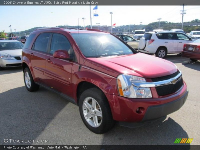Salsa Red Metallic / Light Gray 2006 Chevrolet Equinox LT AWD