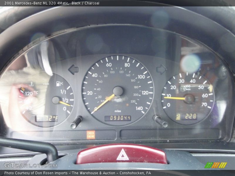  2001 ML 320 4Matic 320 4Matic Gauges