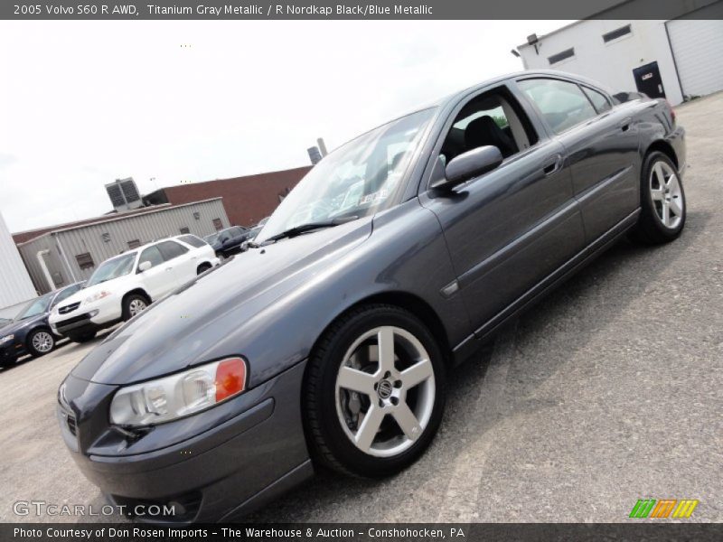 Titanium Gray Metallic / R Nordkap Black/Blue Metallic 2005 Volvo S60 R AWD