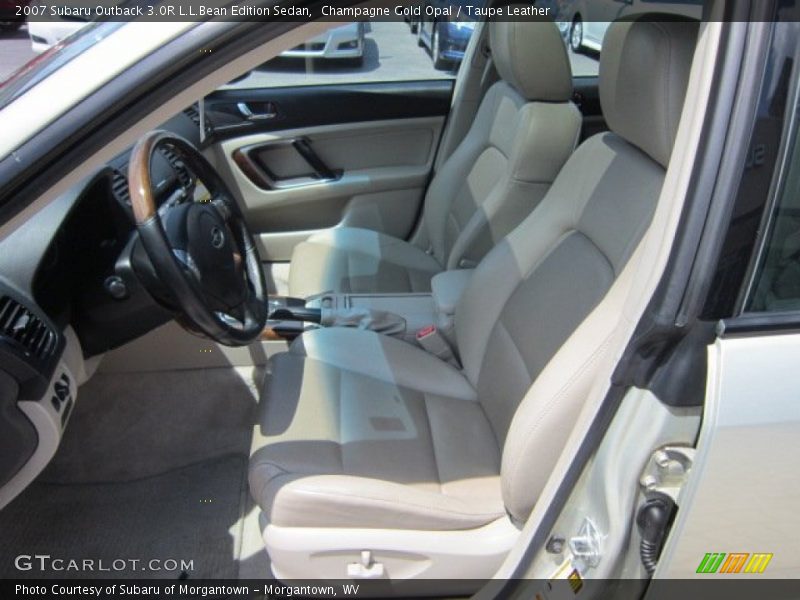Champagne Gold Opal / Taupe Leather 2007 Subaru Outback 3.0R L.L.Bean Edition Sedan