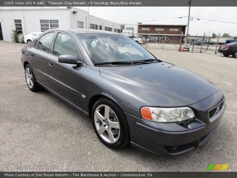 Titanium Gray Metallic / R Nordkap Black/Blue Metallic 2005 Volvo S60 R AWD