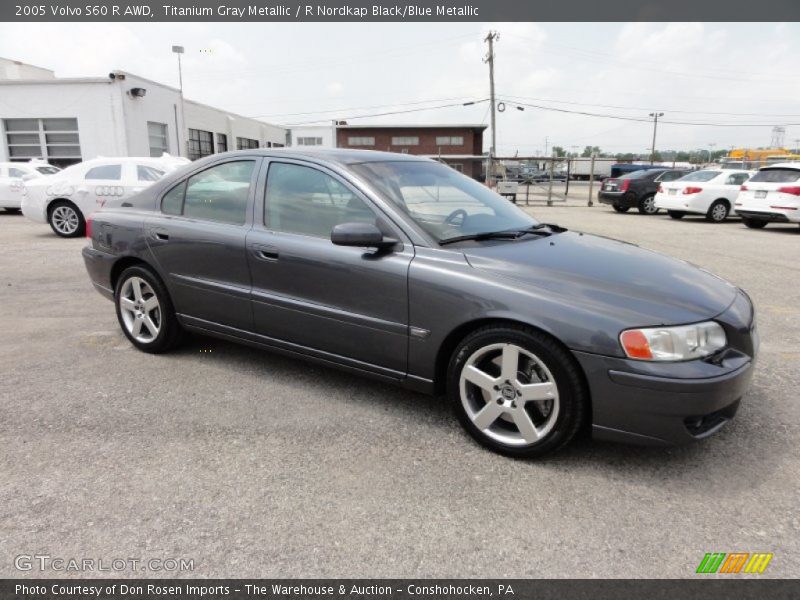 Titanium Gray Metallic / R Nordkap Black/Blue Metallic 2005 Volvo S60 R AWD