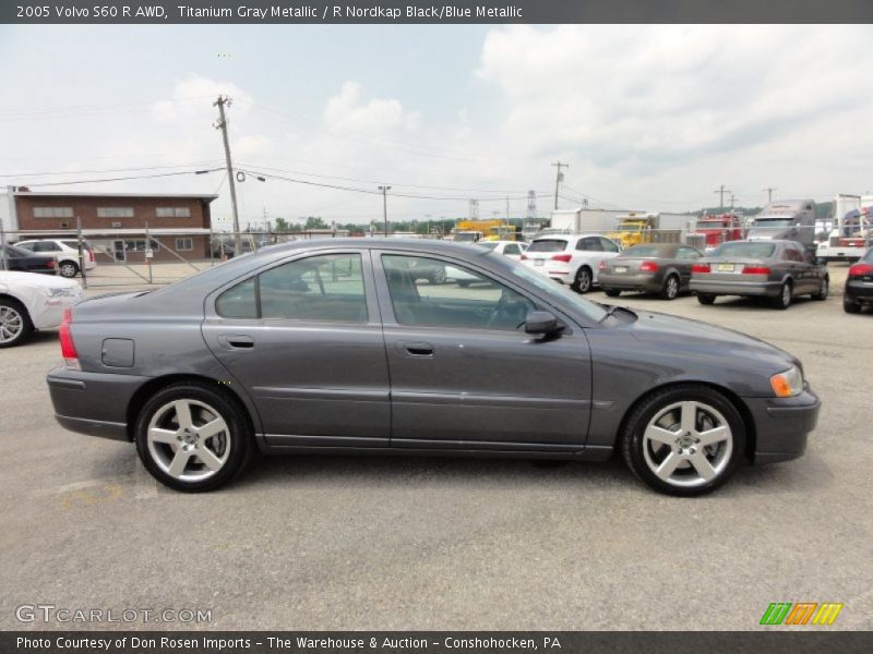 Titanium Gray Metallic / R Nordkap Black/Blue Metallic 2005 Volvo S60 R AWD