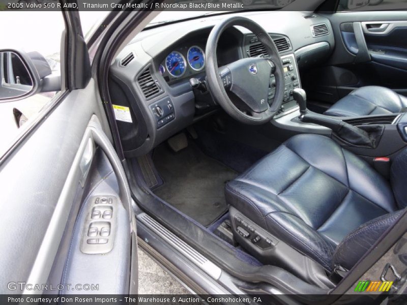  2005 S60 R AWD R Nordkap Black/Blue Metallic Interior