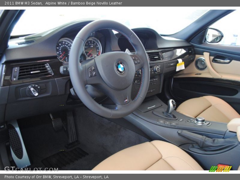 Bamboo Beige Novillo Leather Interior - 2011 M3 Sedan 