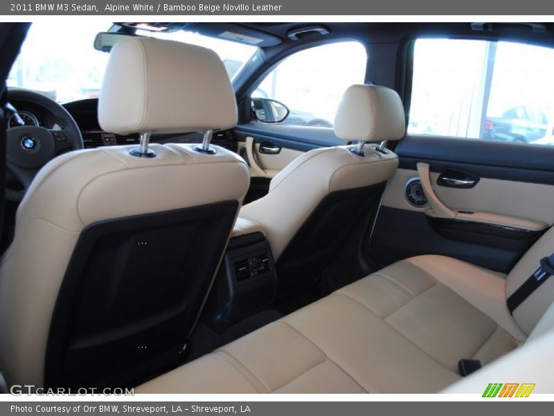  2011 M3 Sedan Bamboo Beige Novillo Leather Interior