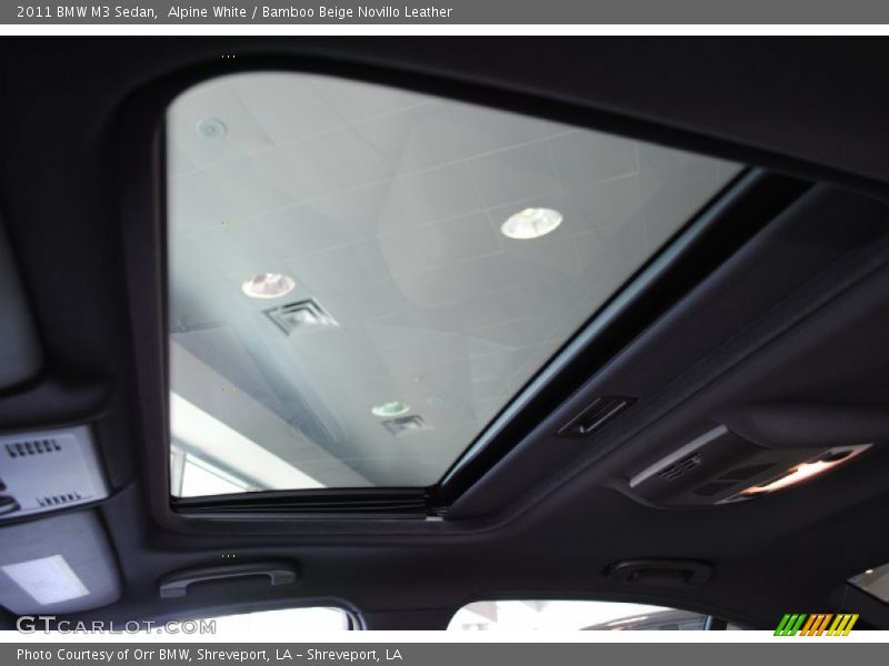 Sunroof of 2011 M3 Sedan