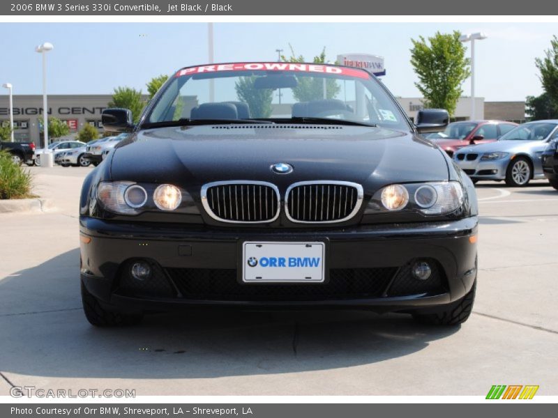 Jet Black / Black 2006 BMW 3 Series 330i Convertible