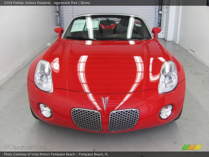 Aggressive Red / Ebony 2009 Pontiac Solstice Roadster